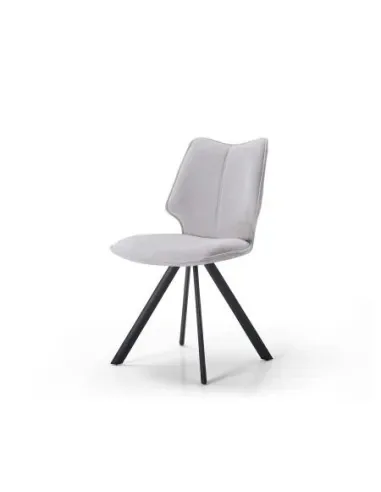 Chaise pivotante Sun – Bleu saphir