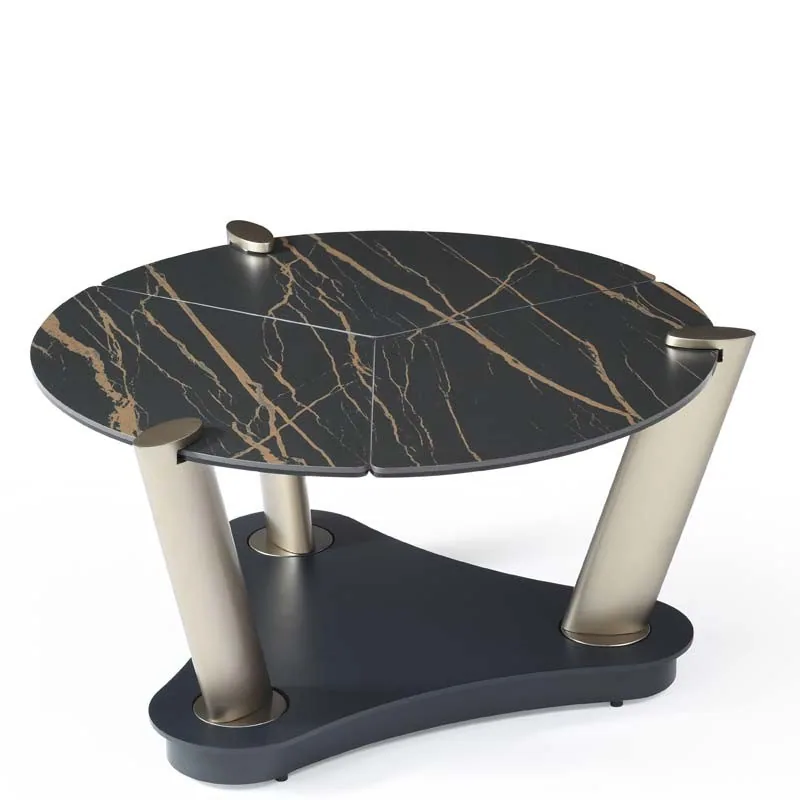 Set de 3 tables gigognes Astre – Black Stone